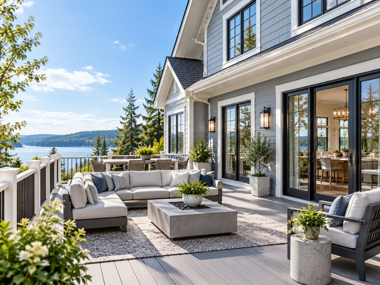 Deck construction and repair illustration
