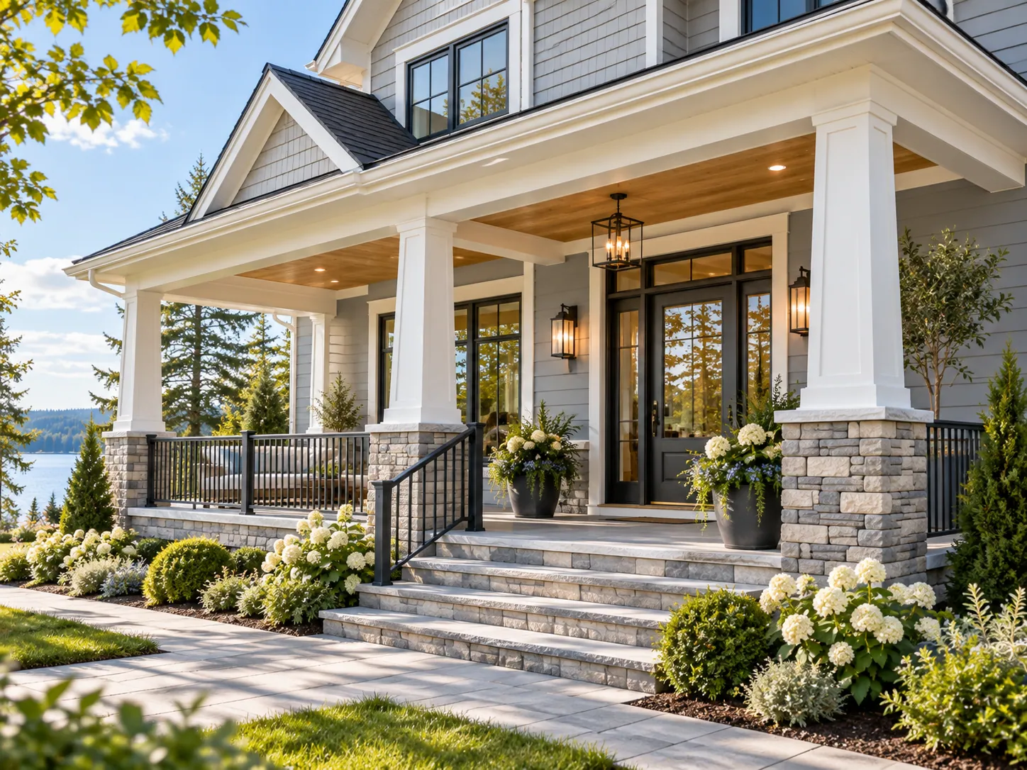 Porch construction and repair illustration