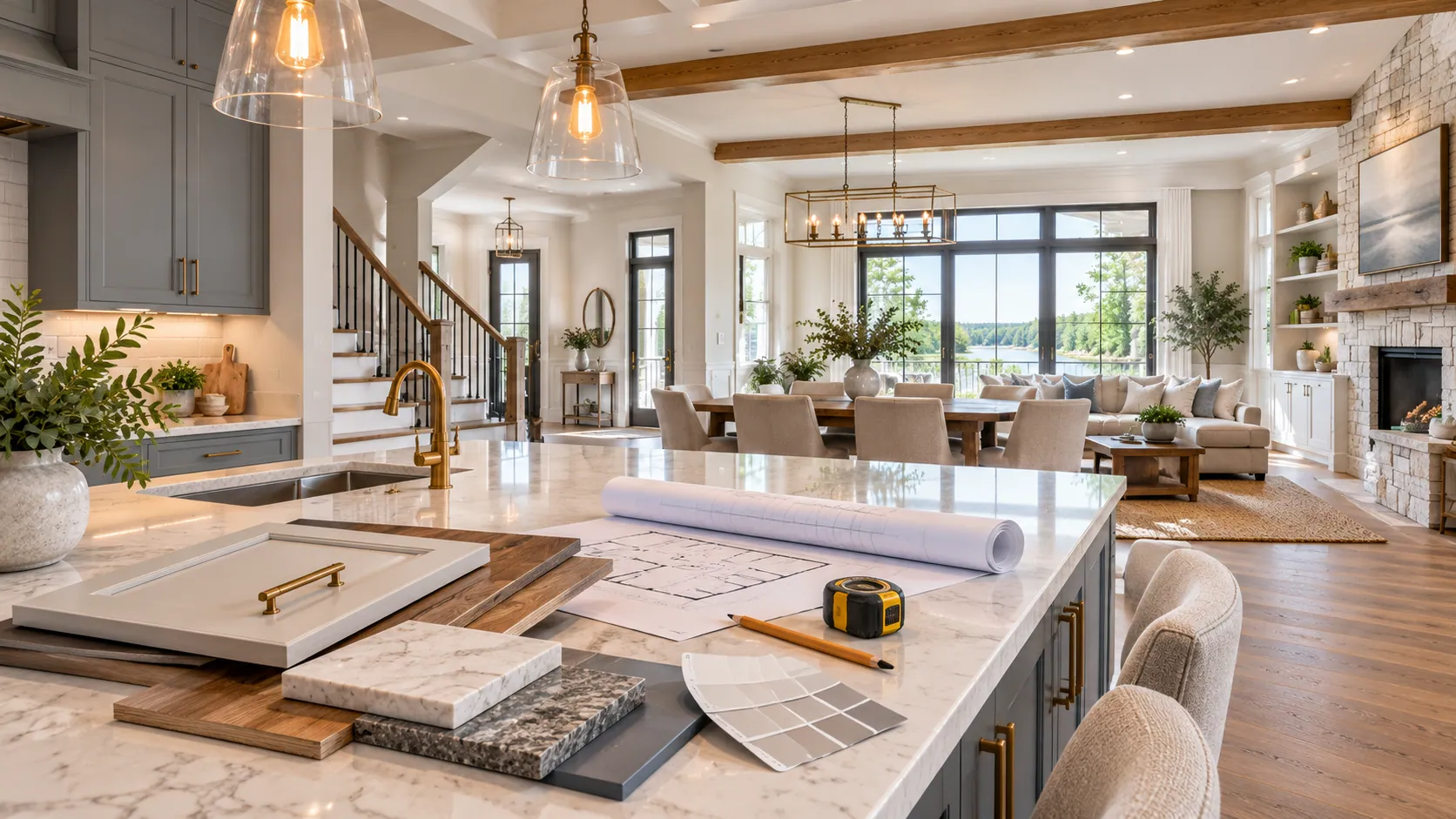 Premium residential remodeling design and material selection