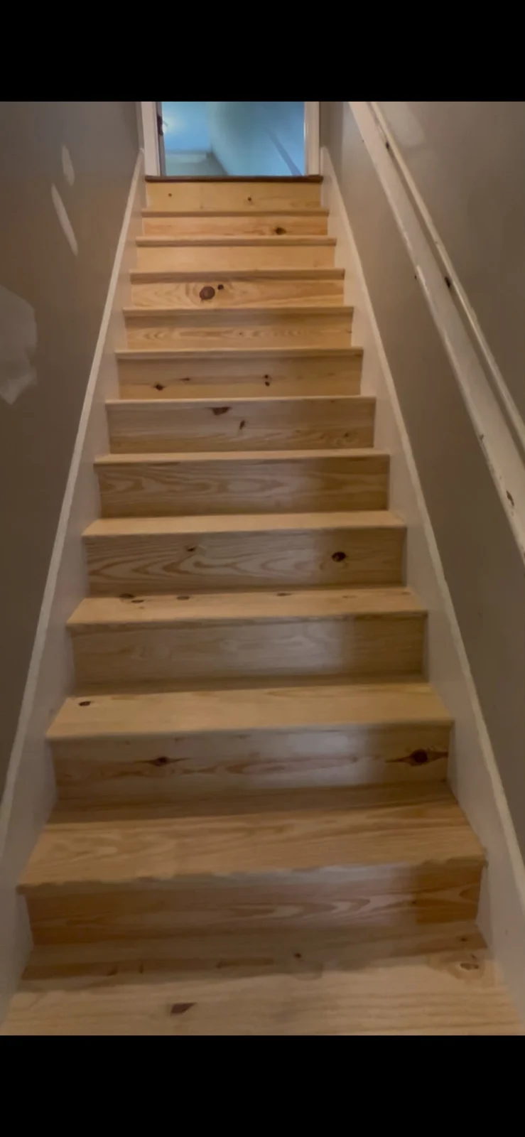 Staircase in progress
